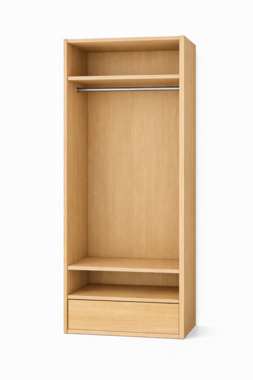 Open Wardrobe Unit with Drawer